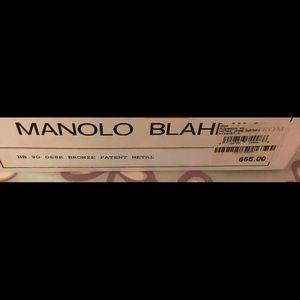 Beautiful worn once pair of Manolo’s.